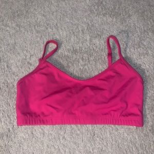 Capezio Hot Pink Sports Bra